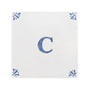 Alphabet C Delft Tile
