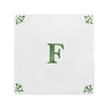 Alphabet F Delft Tile
