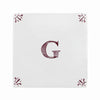 Alphabet G Delft Tile