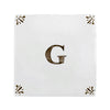 Alphabet G Delft Tile