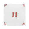 Alphabet H Delft Tile