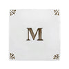 Alphabet M Delft Tile
