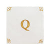 Alphabet Q Delft Tile