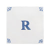 Alphabet R Delft Tile