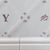 Alphabet Y Delft Tile