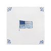 American Flag Delft Tile