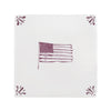 American Flag Delft Tile