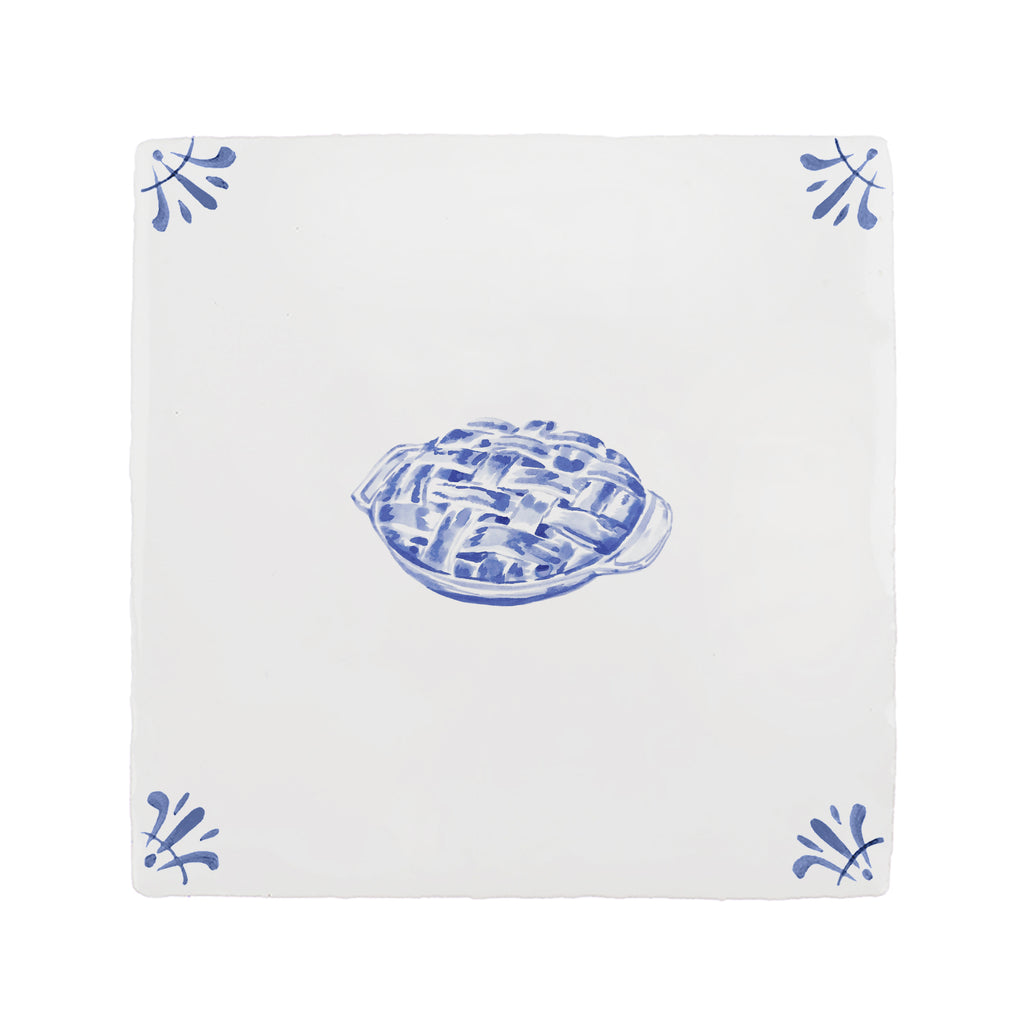 Apple Pie Delft Tile