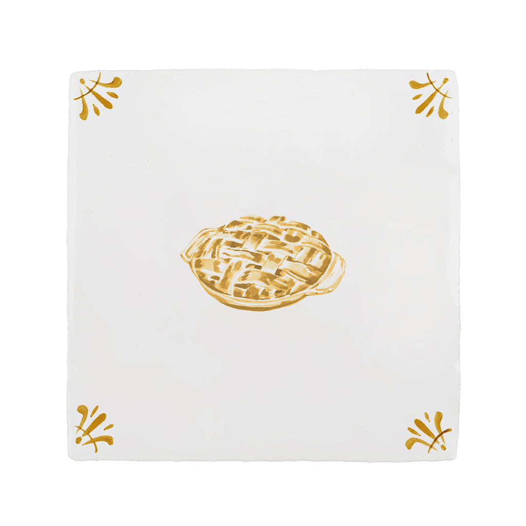 Apple Pie Delft Tile