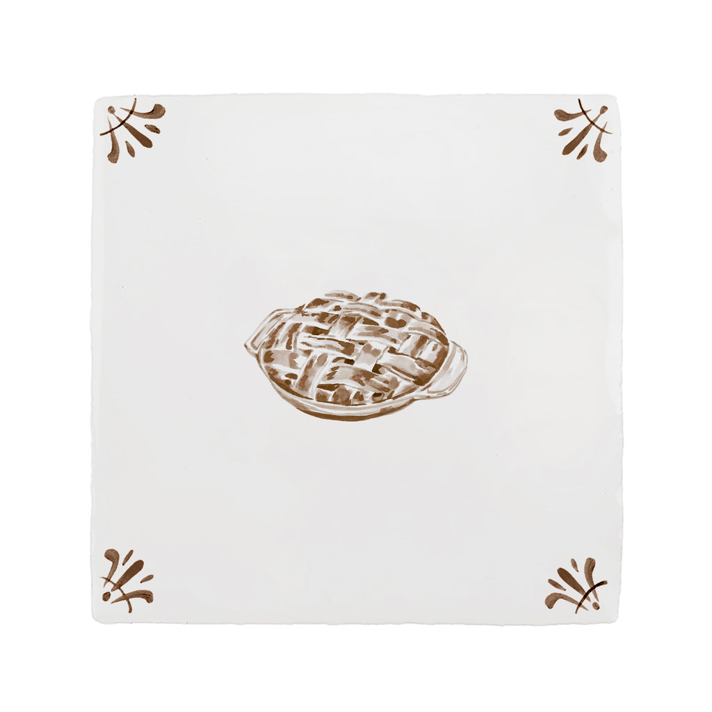 Apple Pie Delft Tile