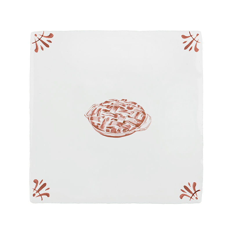 Apple Pie Delft Tile