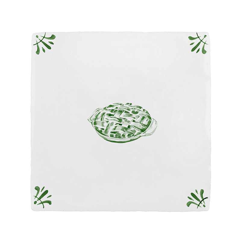Apple Pie Delft Tile