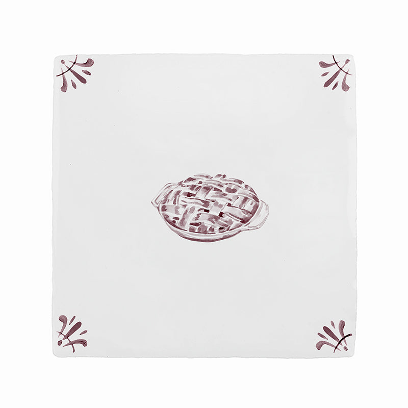 Apple Pie Delft Tile