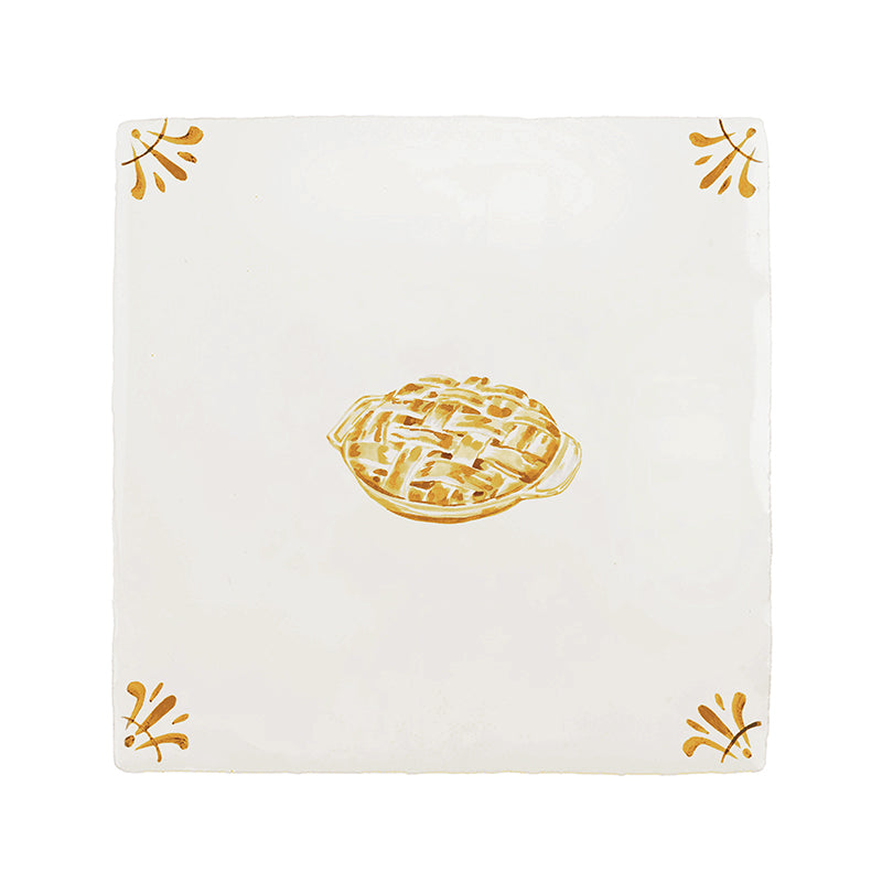 Apple Pie Delft Tile