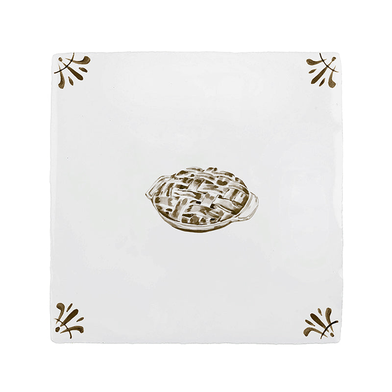 Apple Pie Delft Tile