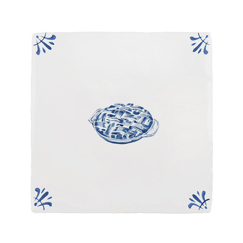 Apple Pie Delft Tile