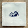 End of Line, Lemon Delft Tile, Navy Blue
