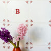 Alphabet B Delft Tile