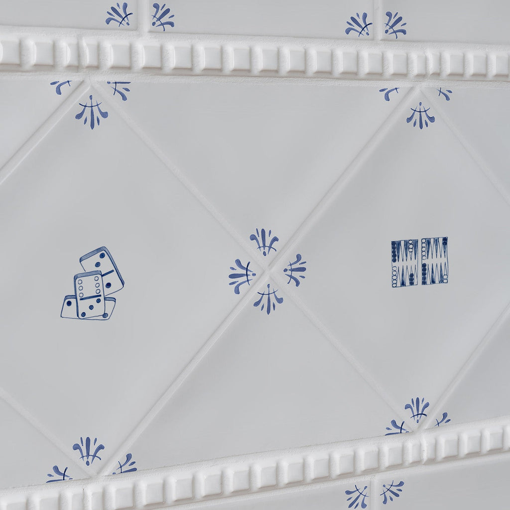 Backgammon Delft Tile