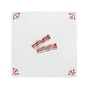 Bacon Slices Delft Tile