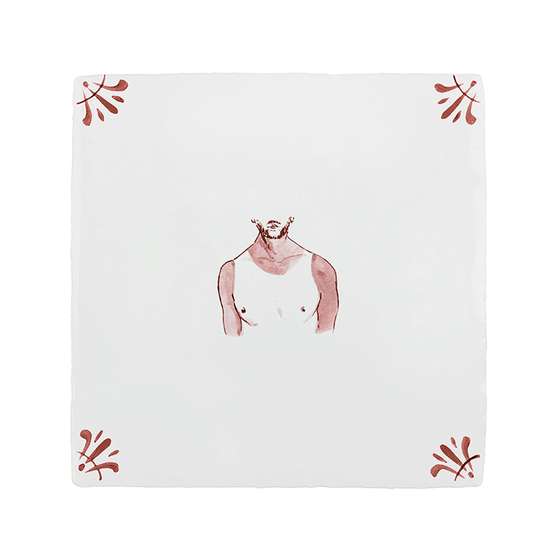 Bad Tan Lines Delft Tile