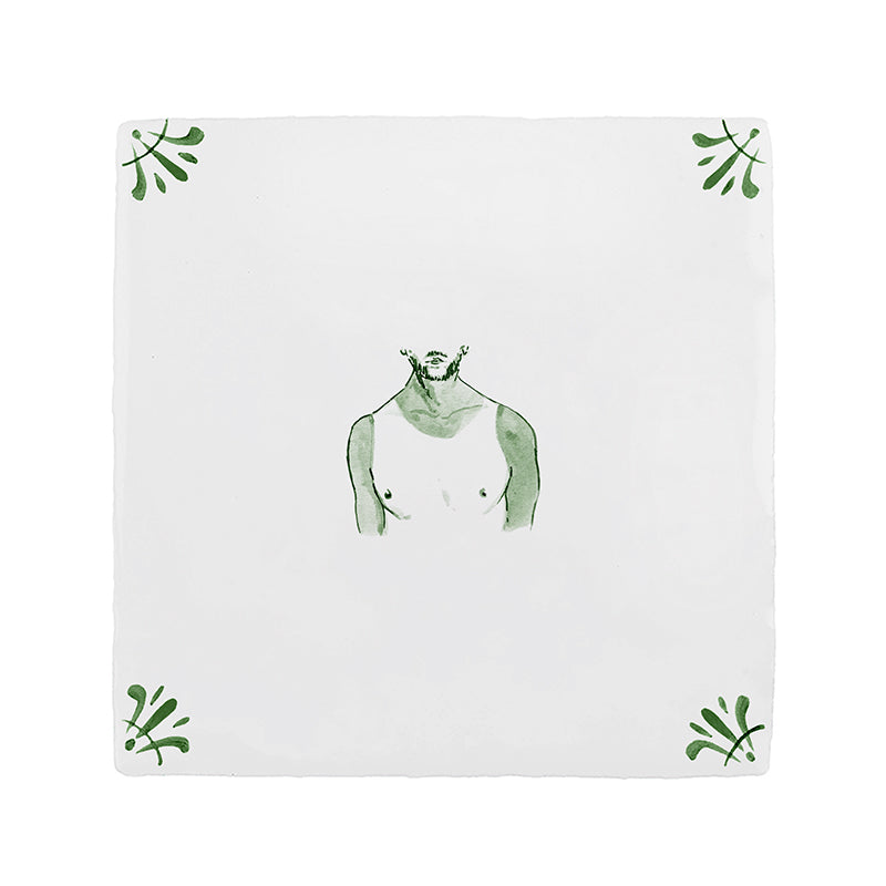 Bad Tan Lines Delft Tile