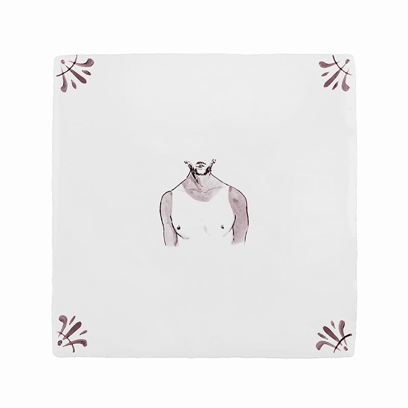 Bad Tan Lines Delft Tile