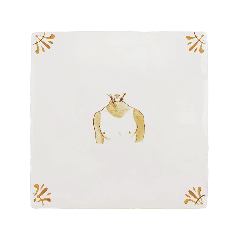 Bad Tan Lines Delft Tile