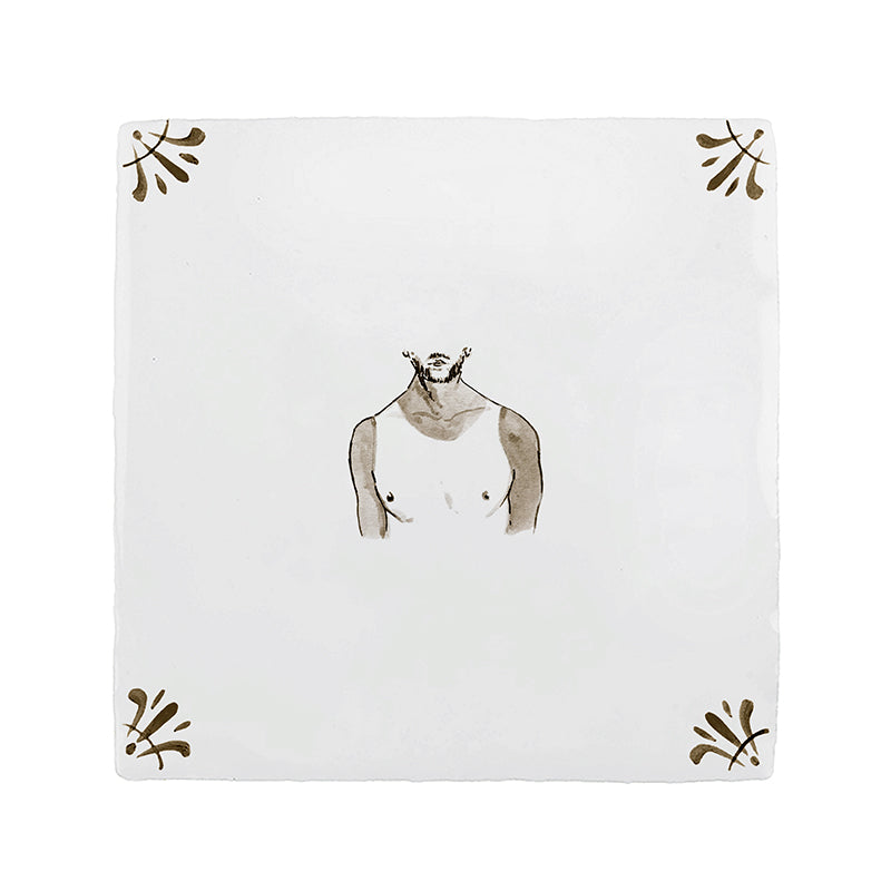 Bad Tan Lines Delft Tile