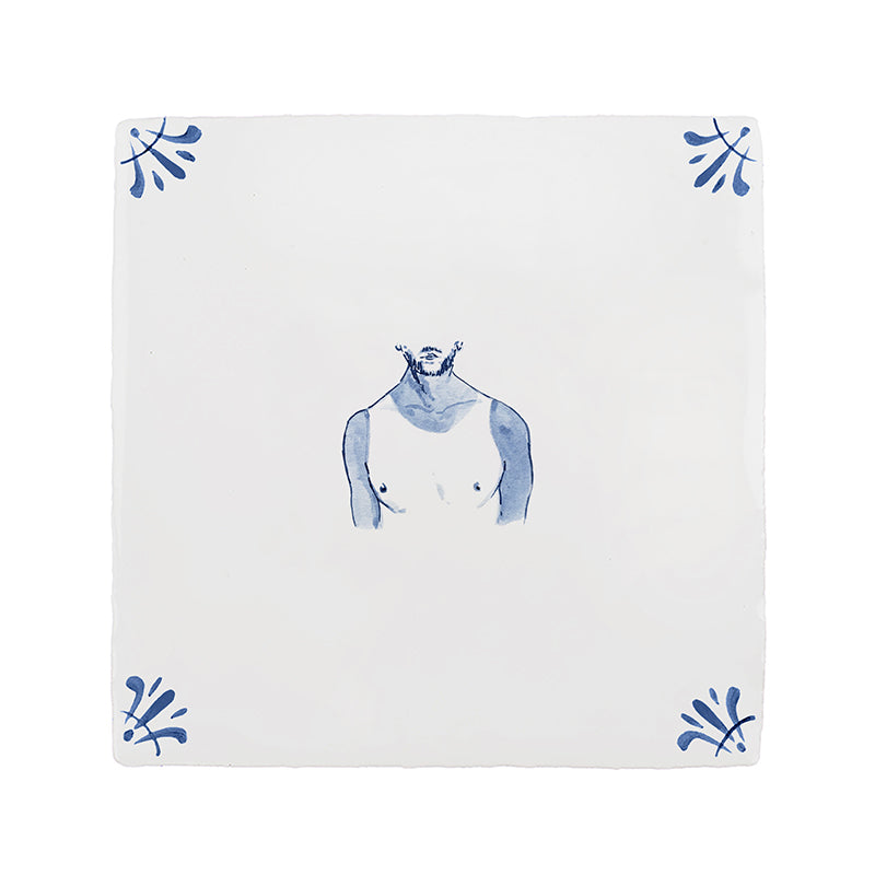 Bad Tan Lines Delft Tile