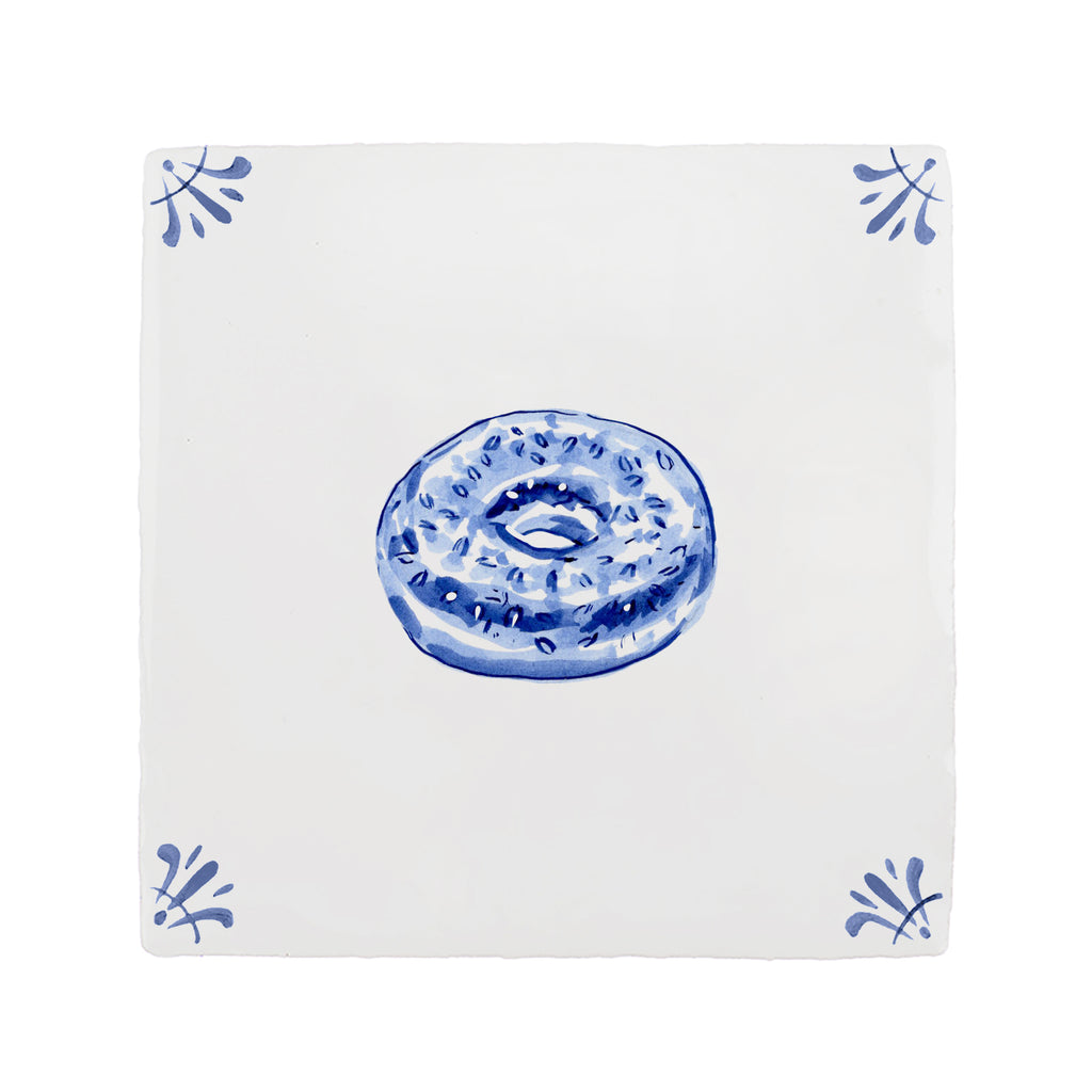 Bagel Delft Tile