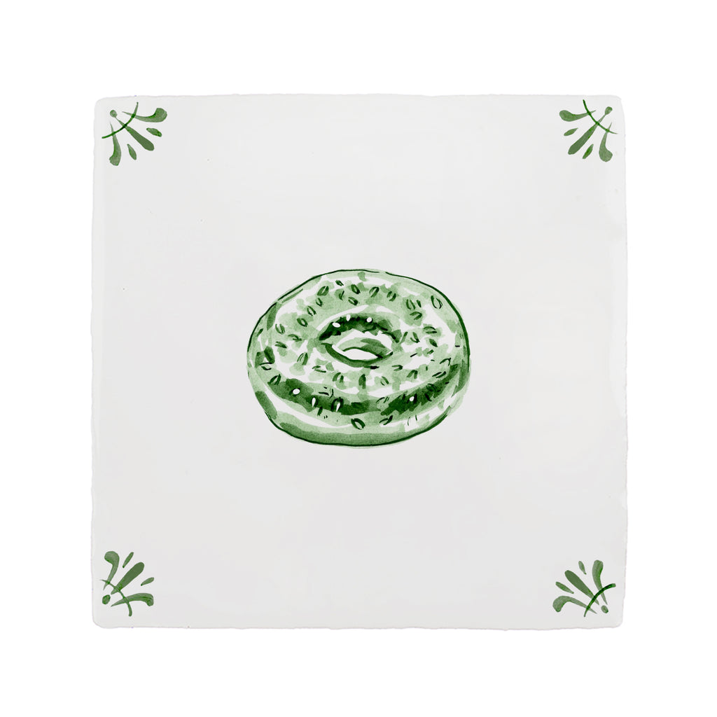 Bagel Delft Tile