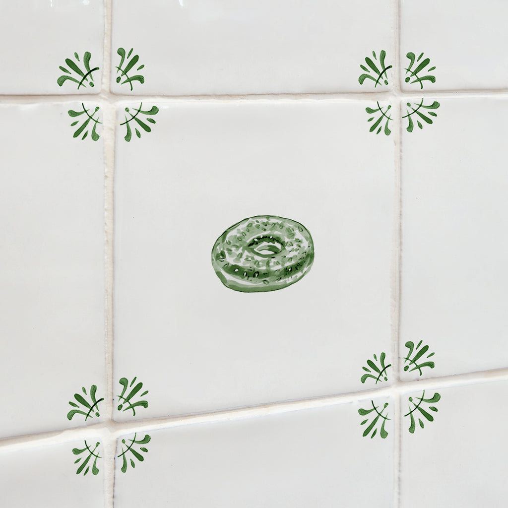 Bagel Delft Tile
