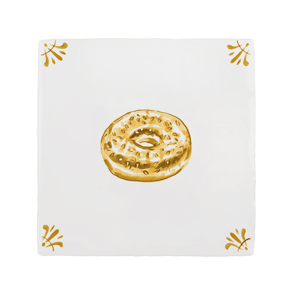 Bagel Delft Tile