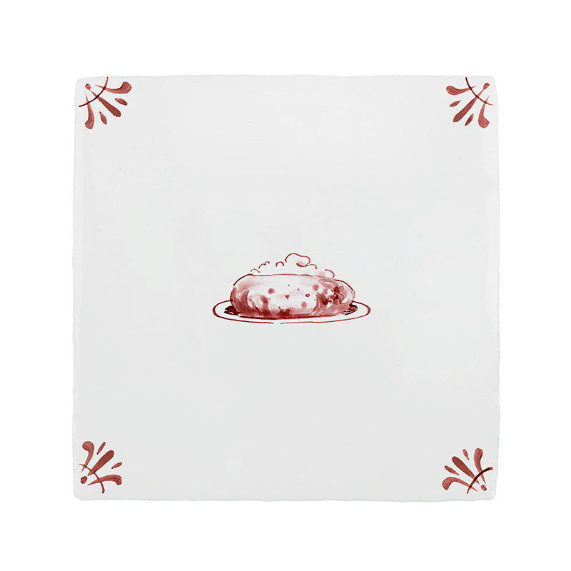 Baked Potato Delft Tile