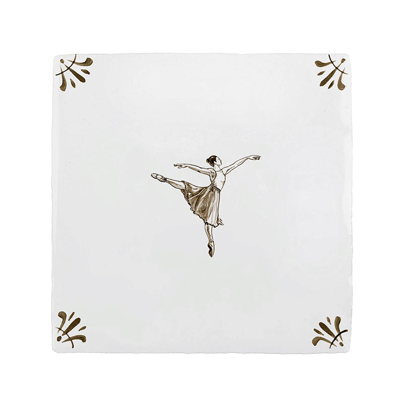 Ballerina Delft Tile