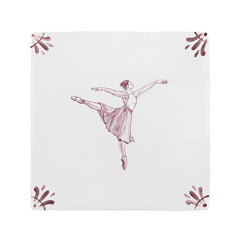 Ballerina Delft Tile