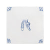 Ballet Pointe Shoes Delft Tile