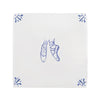 Ballet Pointe Shoes Delft Tile