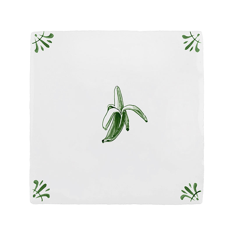 Banana Delft Tile