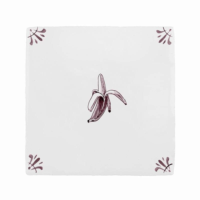 Banana Delft Tile