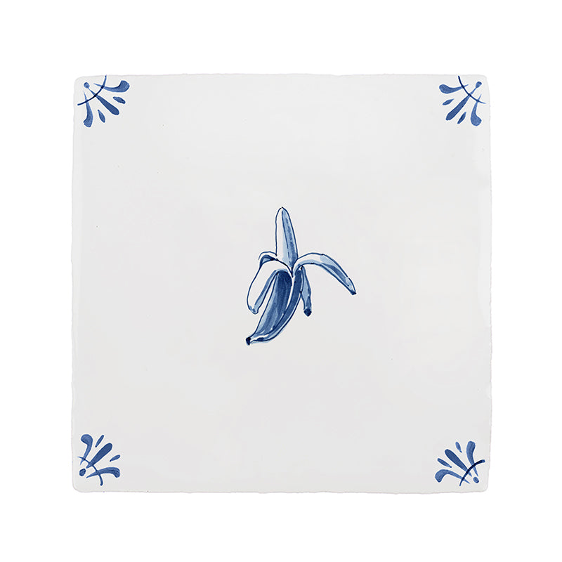 Banana Delft Tile