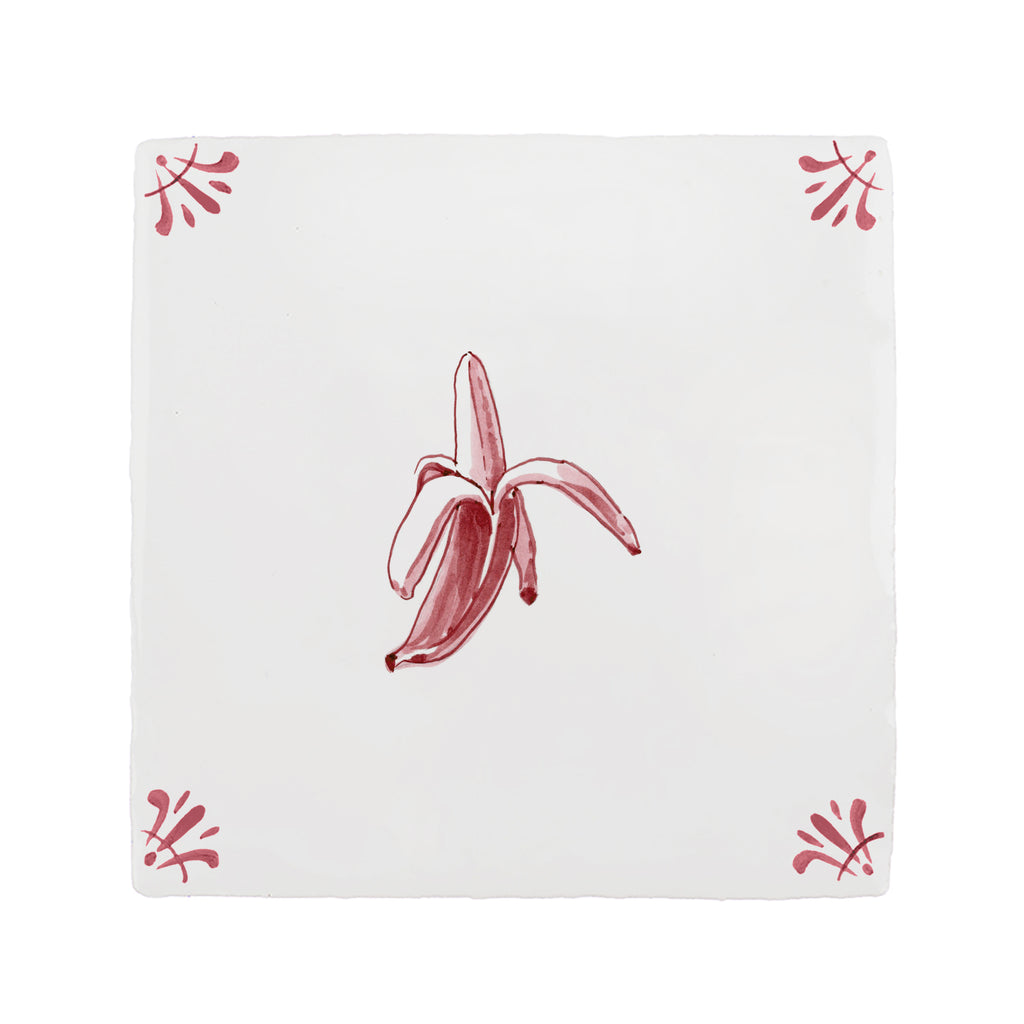 Banana Delft Tile