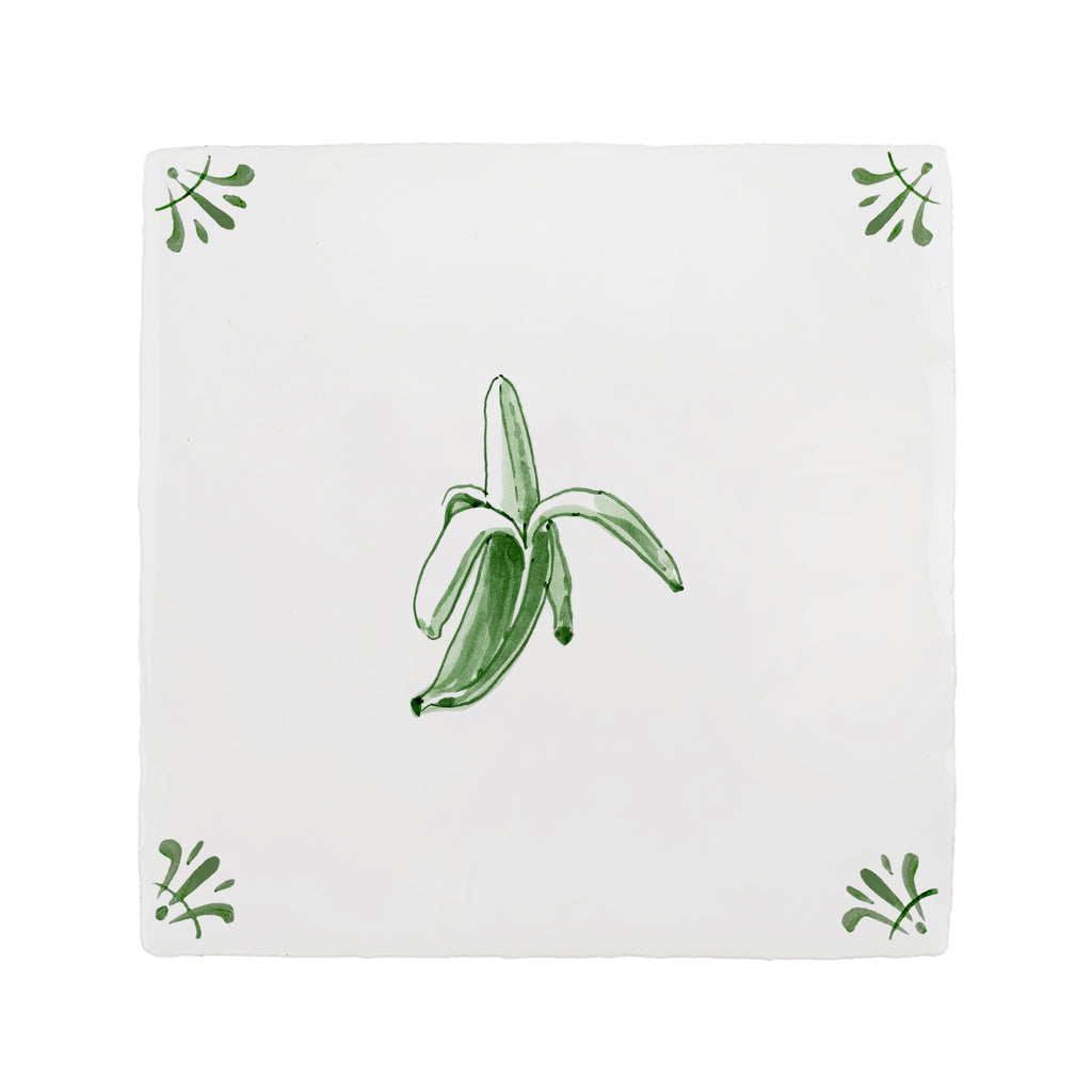 Banana Delft Tile