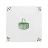 Wicker Basket Delft Tile