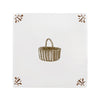 Wicker Basket Delft Tile