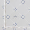 Bathtub Delft Tile, Gold Lustre