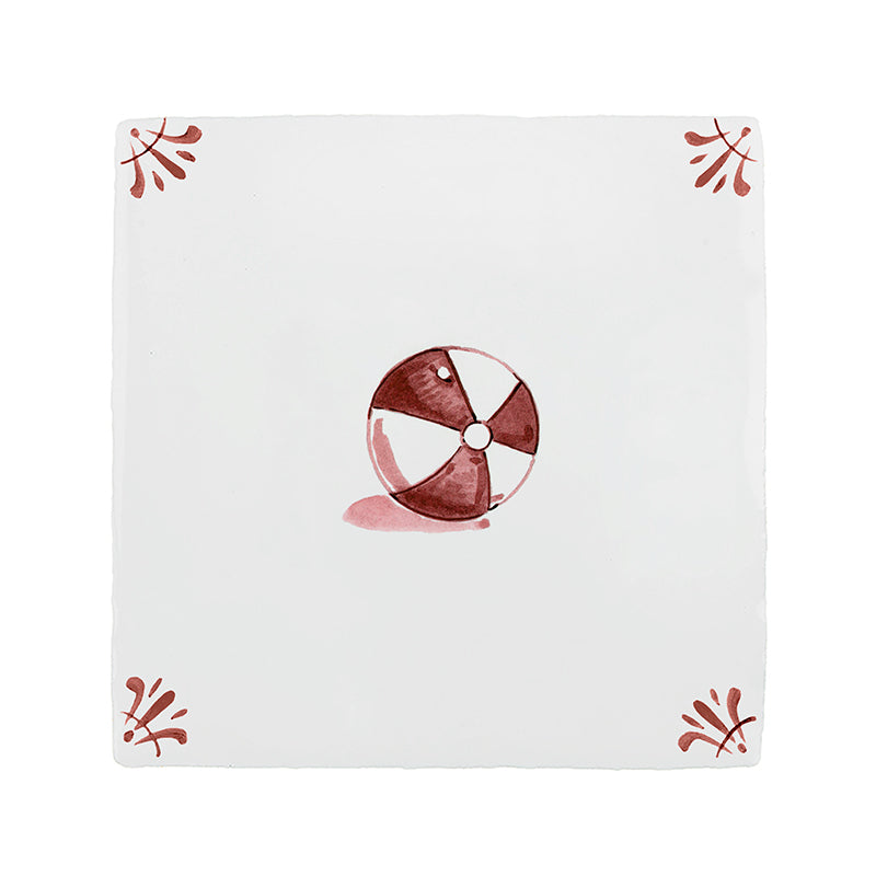Beach Ball Delft Tile