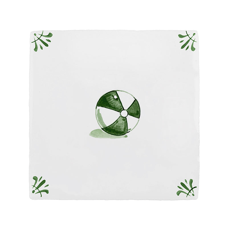 Beach Ball Delft Tile