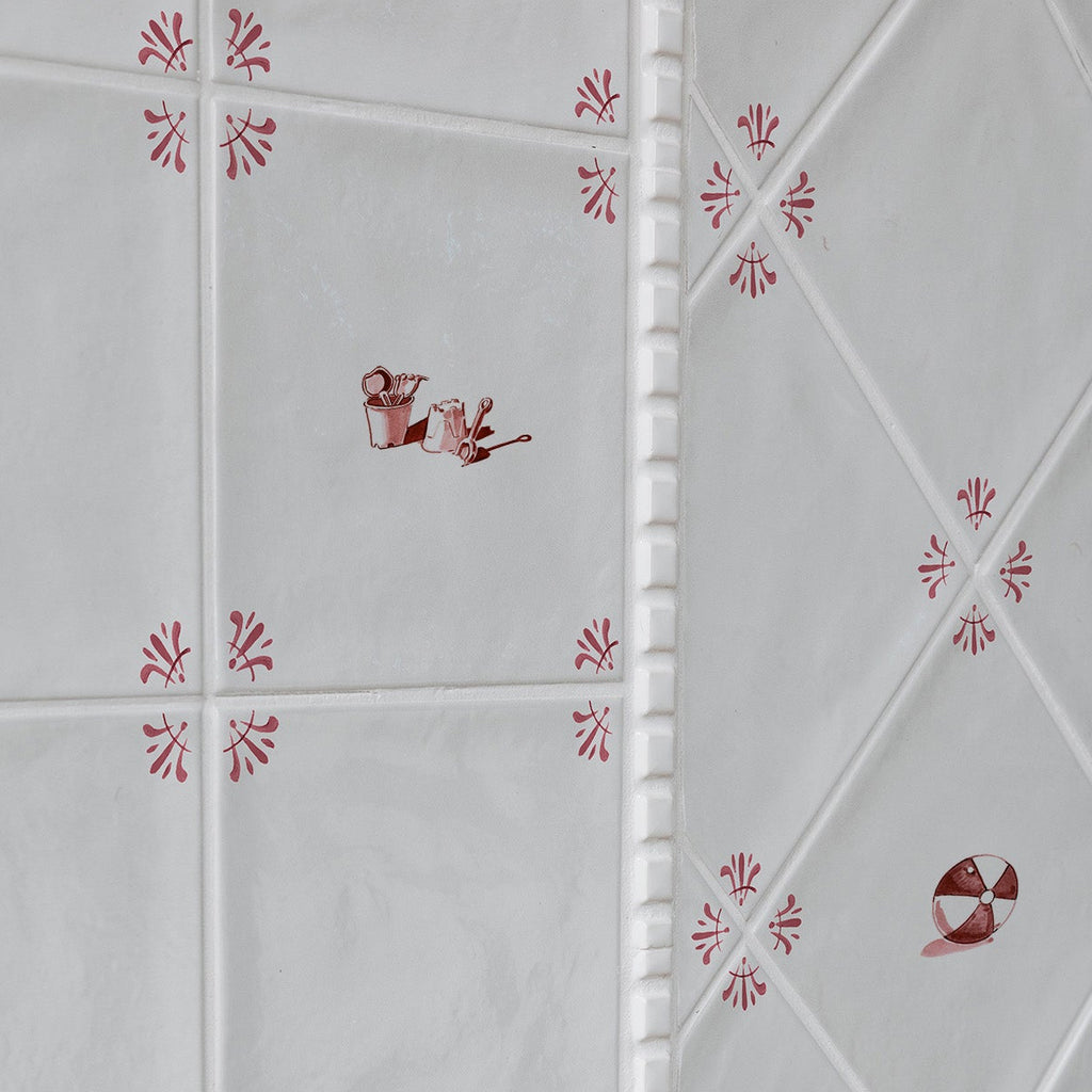 Bucket and Spade Delft Tile